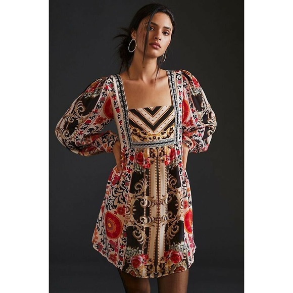 Anthropologie Dresses & Skirts - New Anthropologie Nikasha Floral Mini Dress Size X-Small